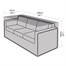 Garland 3 Seater Small Garden Furntiure Sofa Cover Black (W1670)