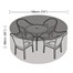 Garland 4-6 Seater Round Garden Furniture Set Cover Black (W1396)