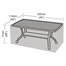 Garland 8 Seater Rectangular Table Garden Furntiure Cover Black (W1380)