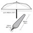 Garland Giant Garden Parasol Cover Black (W1454)