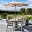 Hartman Avebury Crimini 4 Seat Round Outdoor Garden Furniture Dining Set