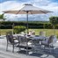 Hartman Avebury Crimini 6 Seat Oval Outdoor Garden Furniture Dining Set