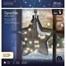 Kaemingk 20cm Sparkle LED Light Up Hanging Anthracite Christmas Star (9489469)