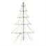 Kaemingk 450cm LED Light Up Christmas Tree Shape with 900 Warm White LEDs (500106)