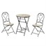 Kaemingk Munich Steel Outdoor Garden Furniture Bistro Set