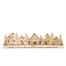 Konstsmide Light Up Wooden Christmas Candle Village Silhouette With 18 Warm White LEDs (3250-100EE)
