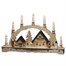 Konstsmide Light Up Wooden Christmas Silhouette With 7 Candles & 21 Warm White LEDs (3254-100EE)