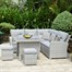 Lifestyle Garden Aruba Lite Square Corner Casual Outdoor Garden Furniture Set