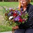 Midnight Frost Festive Hand Tied Bouquet