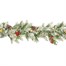 National Tree 2.7m (9ft) Snowberry Pine Artificial Christmas Pre Lit Garland (PESY8-300-9B-B)