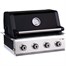 Outback Built In Jupiter 4 Black Gas Hybrid Barbecue (OUT371162)