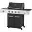 Outback Jupiter 4 Burner Black Gas Hybrid Barbecue (OUT370793)
