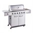 Outback Barbecue Jupiter 6 Burner Hybrid BBQ - Stainless Steel (OUT370768) + FREE COVER & ACCESSORIES