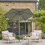 Pacific Lifestyle Olive 2.5m Riva Round Garden Parasol (7100T)