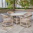 Pacific Lifestyle Pattaya 4 Seat Outdoor Garden Furniture Dining Set
