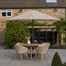 Pacific Lifestyle Taupe 3.5m Riva Round Garden Parasol (7110E)