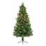 Premier 1.2M (4ft) New Jersey Fibre Optic Artificial Christmas Tree with Berries & Pinecones (FT227069)
