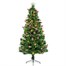 Premier 1.8M (5ft) New Jersey Fibre Optic Artificial Christmas Tree with Berries & Pinecones (FT227071)