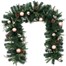 Premier 1.8m (6ft) Gold Bauble & Pine Cone Artificial Christmas Garland (SST2106G-180)