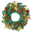 Premier 40cm Citrus & Cinnamon Artificial Christmas Wreath with Acorns & Cones (DF247179)