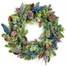 Premier 50cm Eucalyptus Thistle Artificial Christmas Wreath with Blackberry & Cones (DF247276)