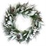 Premier 50cm Frosted Eucalyptus Wreath with Baubles & Cones (DF267036)