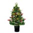 Premier 80cm New Jersey Fibre Optic Artificial Christmas Tree with Berries & Pinecones (FT227068)