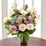 Roses, Gypsophilia & Astilbe Hand Tied Floral Bouquet