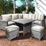 Supremo Athena Mini Modular Outdoor Garden Furniture Corner Lounge Set (765940)