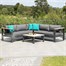 Supremo Mannington Mini Modular Outdoor Garden Furniture Set with Coffee Table