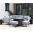 Supremo Mirfield Mini Modular Outdoor Garden Furniture Set with Firepit Table (X29.780.04.11.05)
