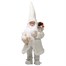 Three Kings 45cm Large Papa Noel Standing Christmas Decoration - Cream (2516014)