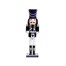 Three Kings Nutcracker Navy & Silver Christmas Decoration Large - Drummer (2538060)