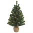 Tree Classics 60cm (2ft) Burlap Arctic Spruce Pre Lit Artificial Christmas Tree (24-89-BLPLW)