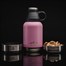 Trekki 3-in-1 Pet Water Bottle with Carry Bag - Wild Rose