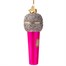 Vondels Barbie Microphone 13cm Glass Christmas Ornament (6260999125014)