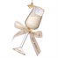 Vondels Champagne Glass Wedding 13 cm Glass Christmas Ornament (6260900110030)