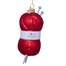Vondels Knitting Yarn Red 12cm Glass Christmas Ornament (1237000115079)