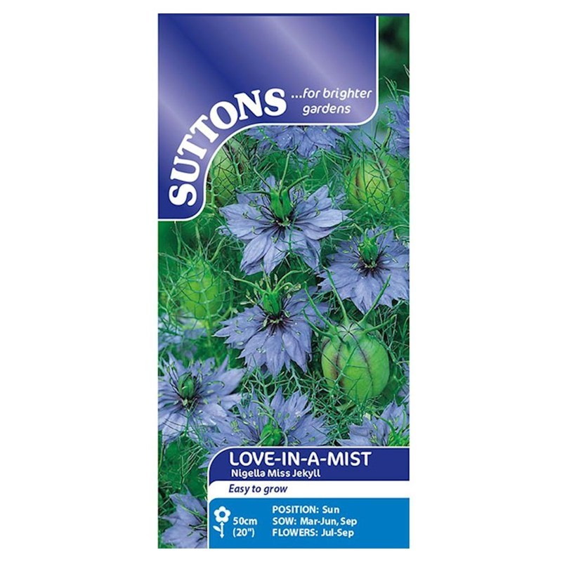 Suttons Love In A Mist Seeds Miss Jekyll 1240 Suttons Love In A Mist Seeds Miss Jekyll 1240