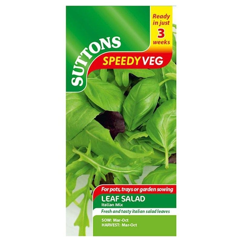 Suttons Leaf Salad Seeds - Italian Mix (166750)