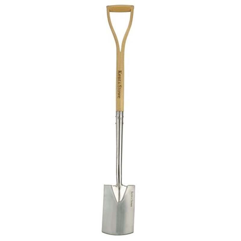Details about   Kent & Stowe Stainless Steel Garden Border Digging Spade Wood YD Handle 