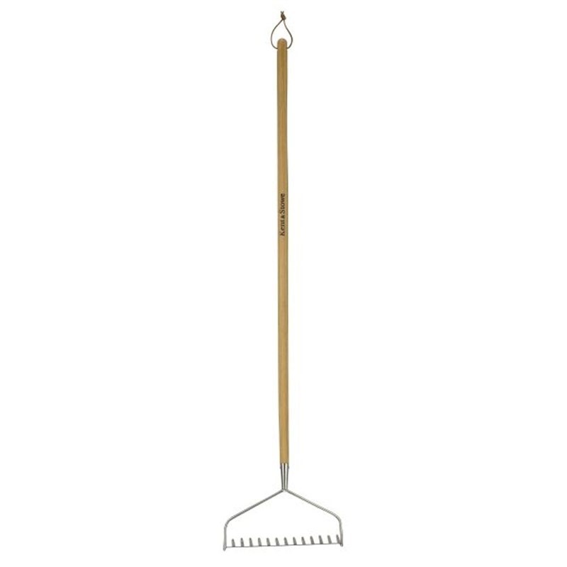 Kent Stowe Stainless Steel Long Handled Soil Rake 70100057