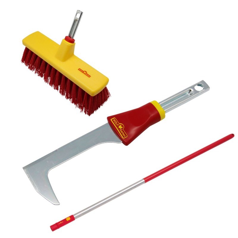 Wolf Garten Multi Change Broom Scraper And 150cm Handle