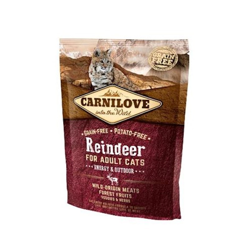 Carnilove Reindeer Cat Food for Adult Cats - Energy ...