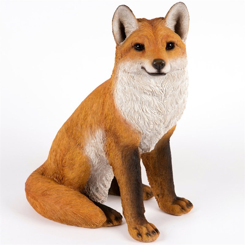 Garden Creations Sitting Fox Statue Ornament 31x22x40cm Vm2870900 - Concrete Fox Garden Statue Garden Creations Sitting Fox Statue Ornament 31x22x40cm Vm2870900 - Concrete Fox Garden Statue