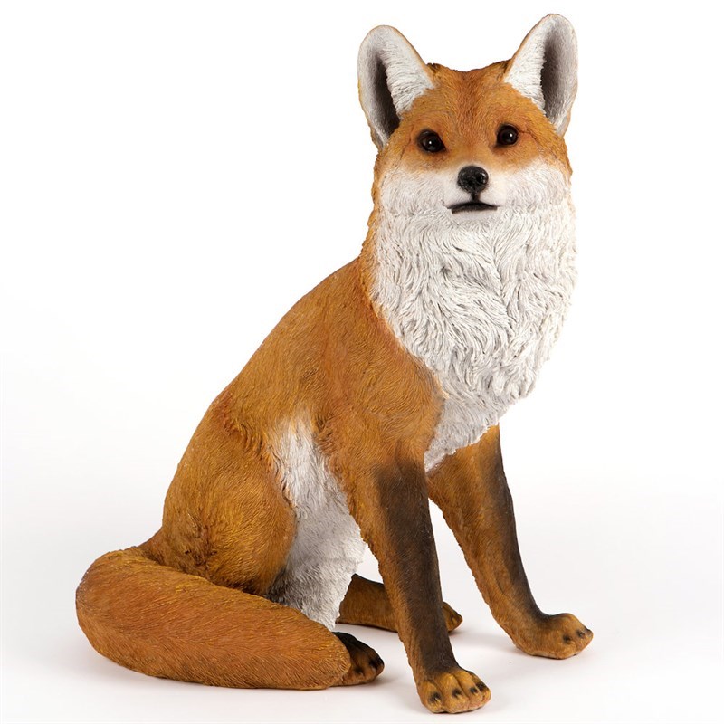 Garden Creations Sitting Fox Garden Statue Ornament