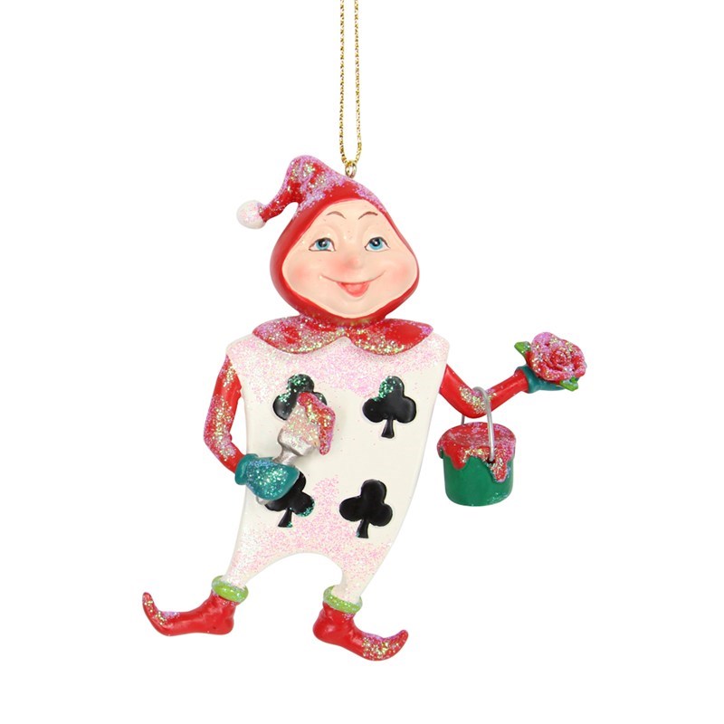 Gisela Graham Christmas Alice In Wonderland Playing Card Men
