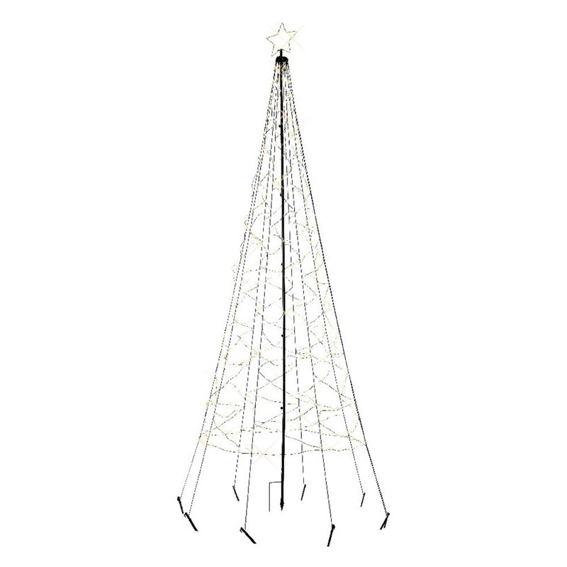 Kaemingk 320cm LED Light Up Christmas Tree Shape with 480 Warm White LEDs (501269)