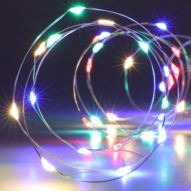 Koopman 20 Multi Colour Micro LED Wire String Christmas Lights (AX9732400)
