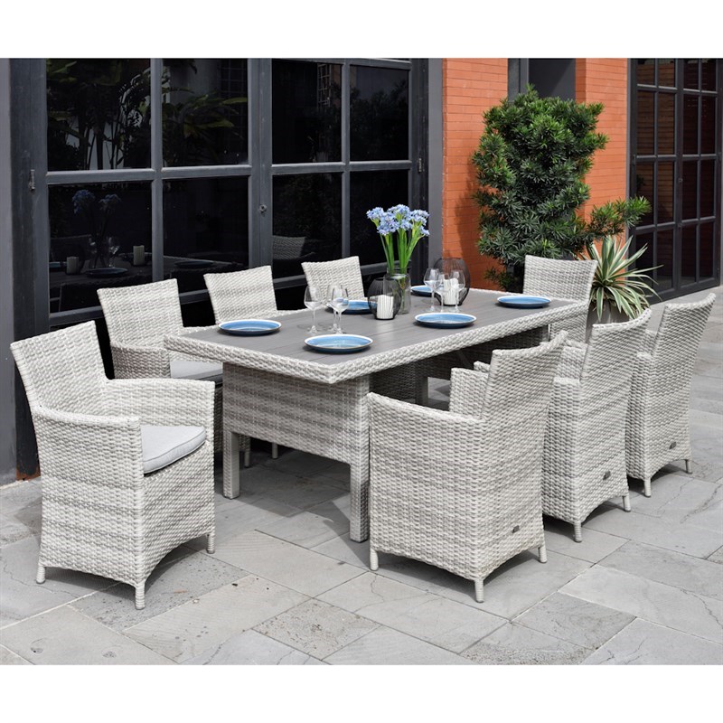 Outdoor 8 Seater Dining Set 50, 8 Seater Table And Chairs Outdoor